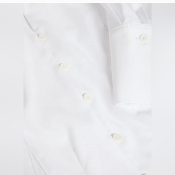Elegant White Women's Blouse - Picture 4 of 11